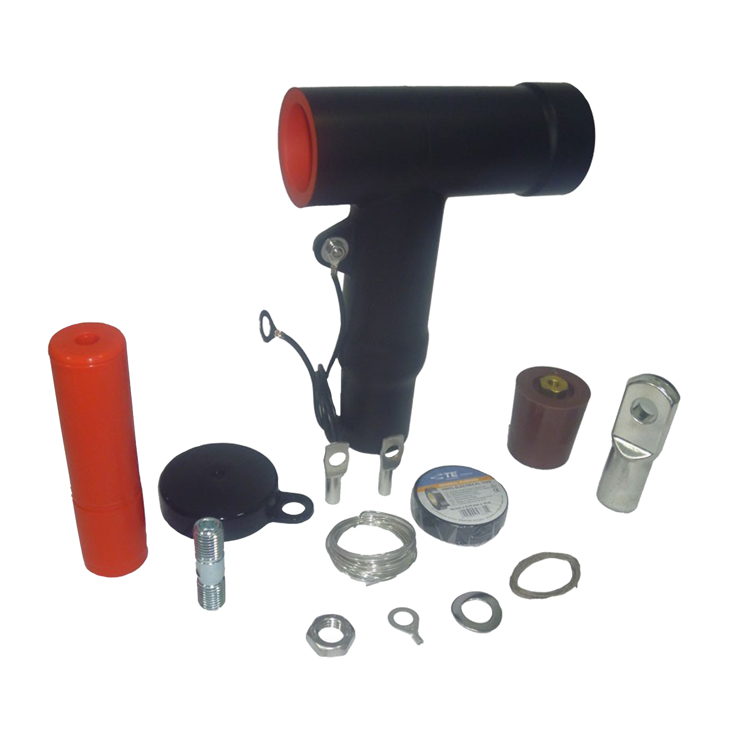 Imagen de KIT DE 3 CUERPOS EN "T" PARA 8DJH HASTA 24KV EUROPEO P/CABLE 1/0 AWG 15KV