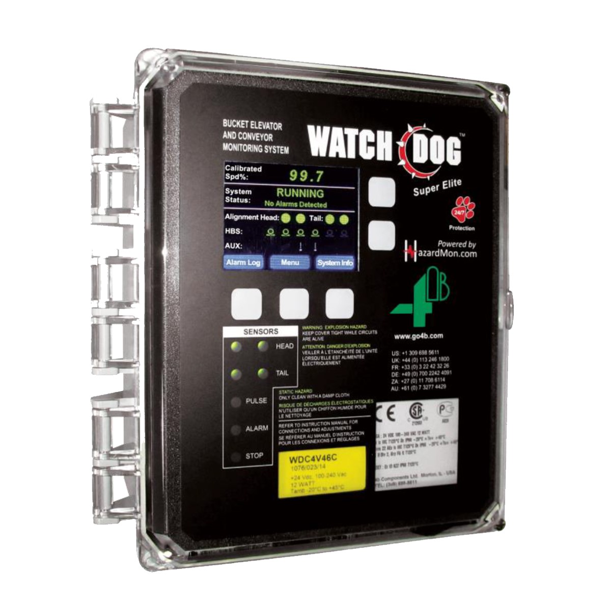 Imagen de WATCHDOG SUPER ELITE CONTROL UNIT 110/240 VAC / 24 VDC 4B