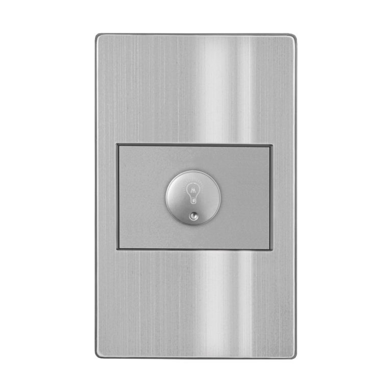 Imagen de PLACA METALICA PLATA ATENUADOR ILUMINACION 100W 127VCA ARTLITE 7503028267460