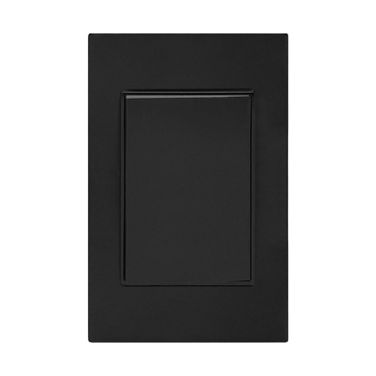 Imagen de PLACA PLASTICO NEGRO 1 APAGADOR 3 VIAS 15A ARTLITE 7503037194276