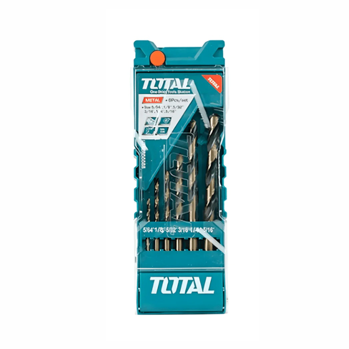 Imagen de SET DE 6 BROCAS PARA METAL TOTAL