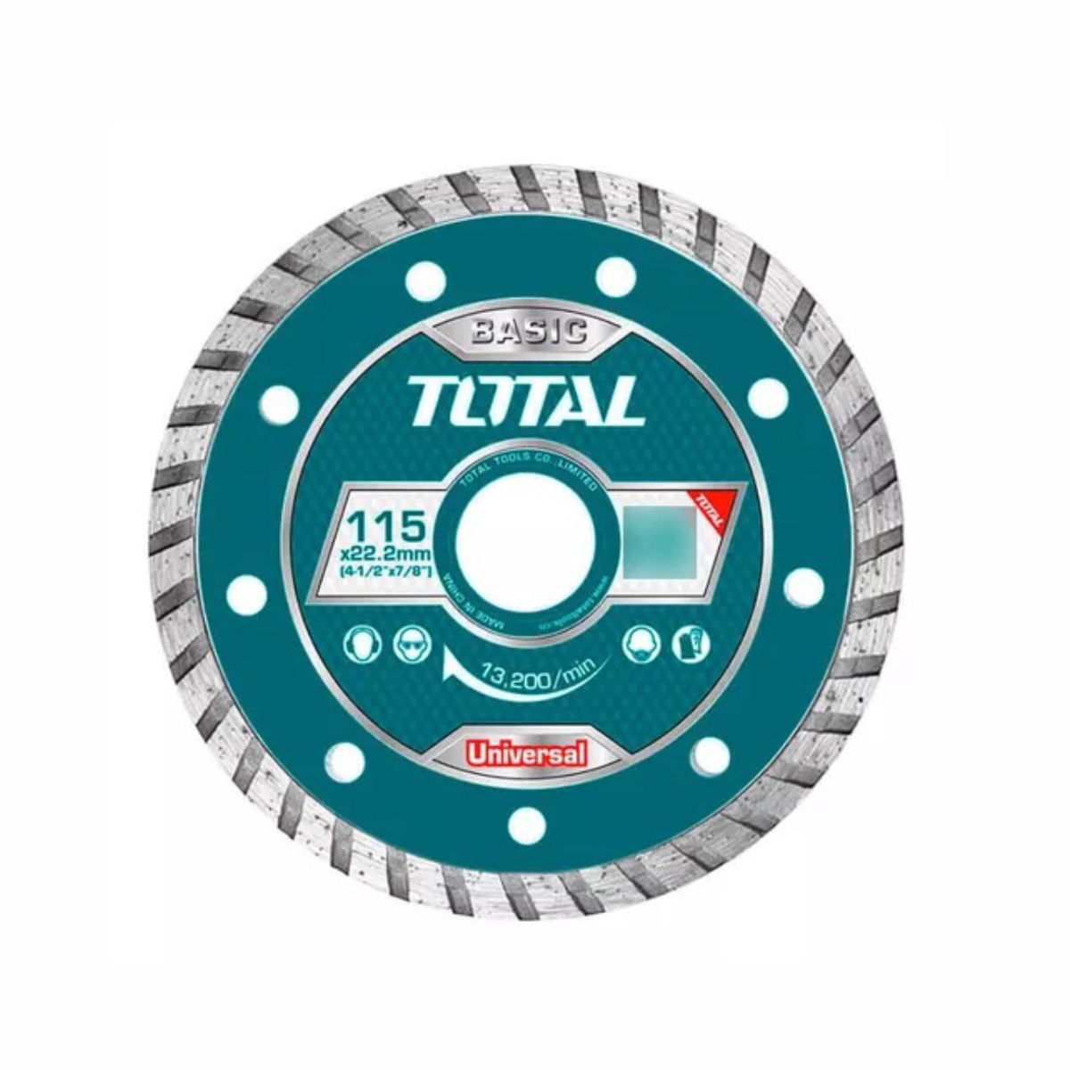 Imagen de DISCO DE DIAMANTE RIN TURBO 4-1/2" TOTAL