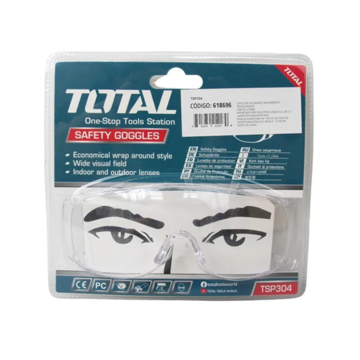Imagen de LENTE DE SEGURIDAD TRADICIONALES TOTAL