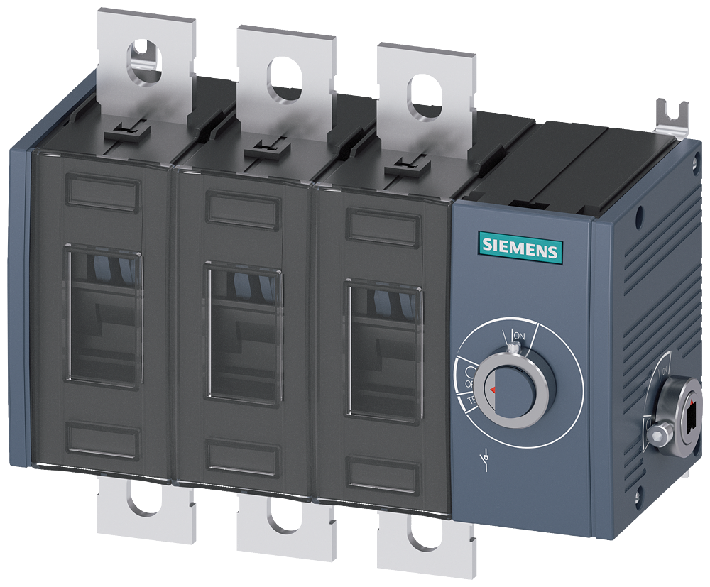Imagen de SECCIONADOR DESCONECTADOR TRIPOLAR P/TABLERO DERECHO S/MANIJA 250A 600V CA TAMAÑO 3