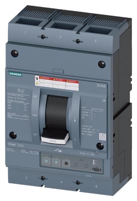 Imagen de INTERRUPTOR 3VA57 3 POLOS 1000A 65KA 480V ALTA CAPACIDAD INTERRUPTIVA UNIDAD DE DISPARO TM230