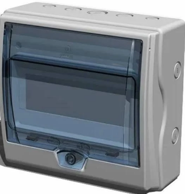 Imagen de CENTRO DE CARGA RIEL DIN 8 MODULOS SOBREPONER IP65 ROYER