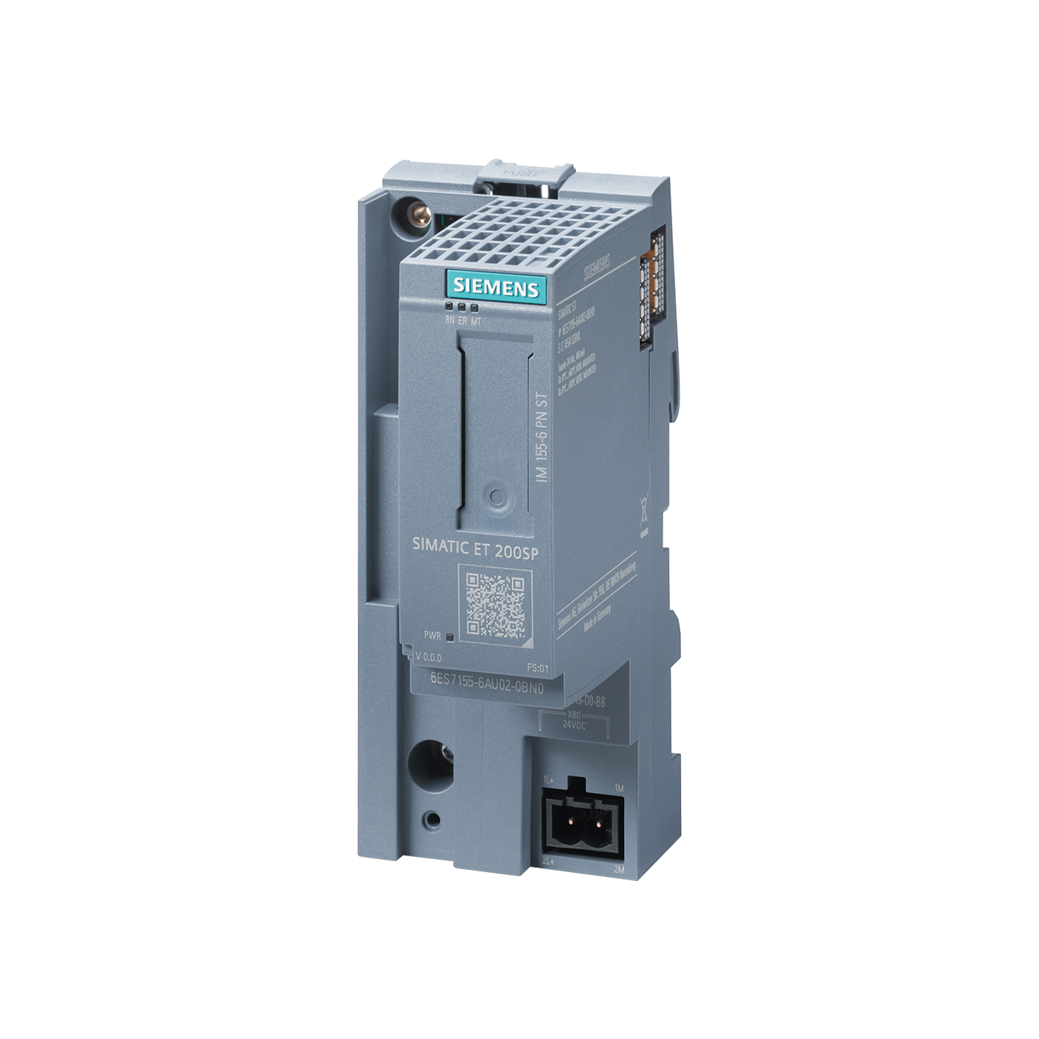 Imagen de SIMATIC ET 200SP BUNDLE MODULO DE INTERFAZ PROFINET IM 155-6 PN ST, MAX. 32 MODULOS DE PERIFERIA Y 1