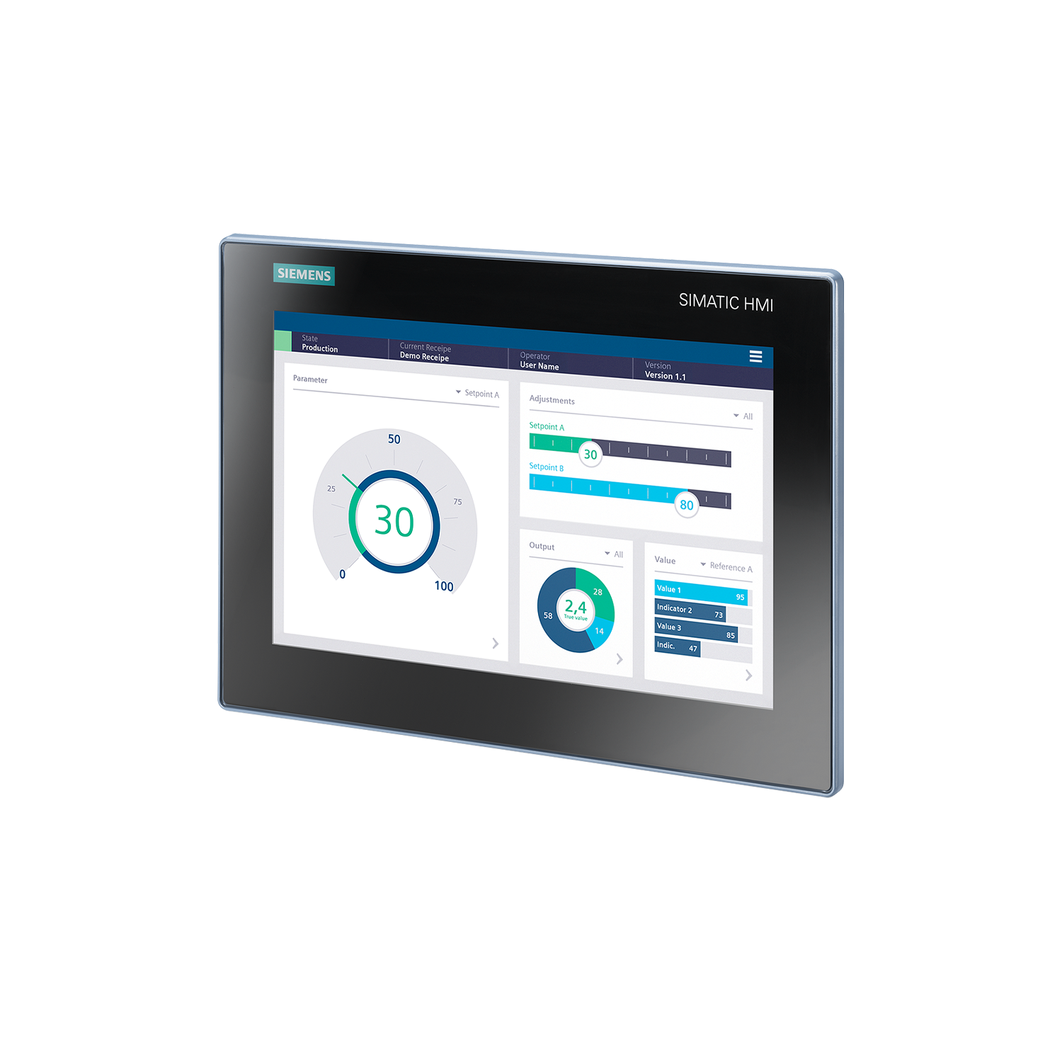 Imagen de PANTALLA 12" SIMATIC HMI MTP1200 UNIFIED BASIC