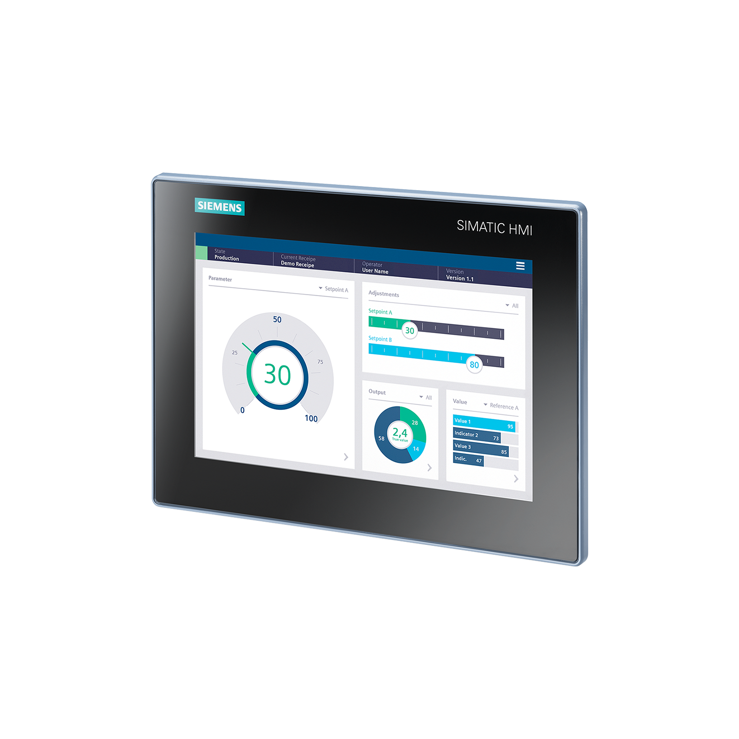 Imagen de PANTALLA 10" SIMATIC HMI MTP1000 UNIFIED BASIC