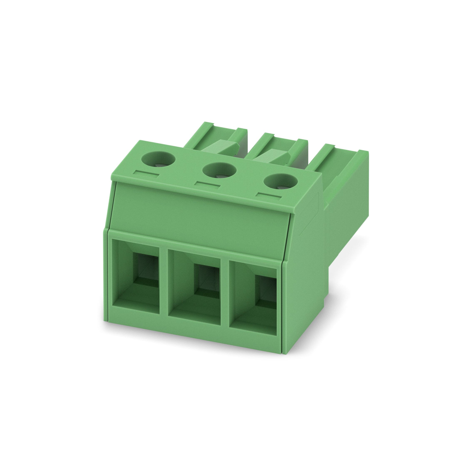 Imagen de CONECTOR MACHO 3 BORNES ENCHUFABLE P/CLEMA UPCV3K 8DJH PC 4/ 3-ST-7,62