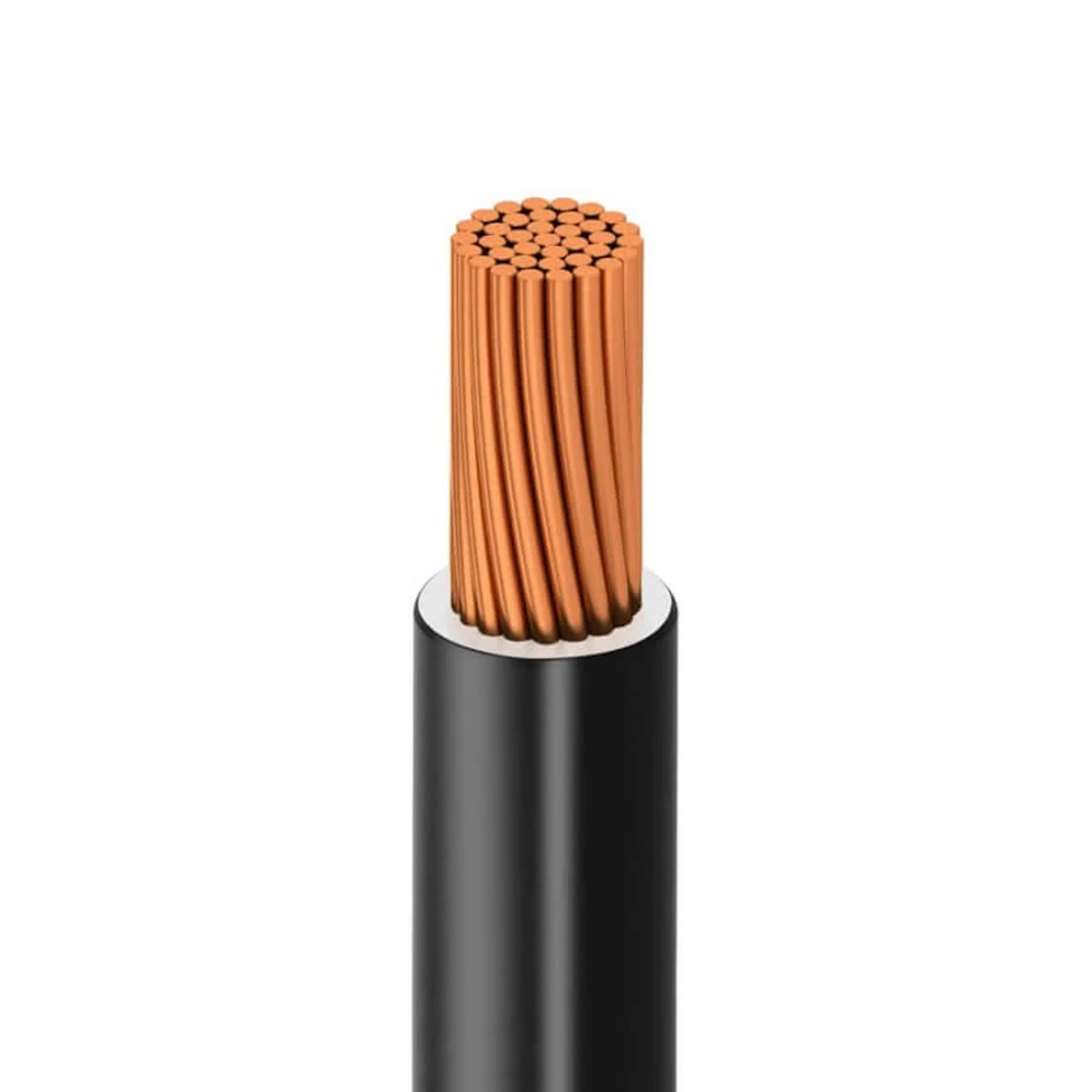 Imagen de CABLE THW-LS / THHW-LS 14 AWG PVC (VIAKON) "NEGRO" CARRETE 1000M