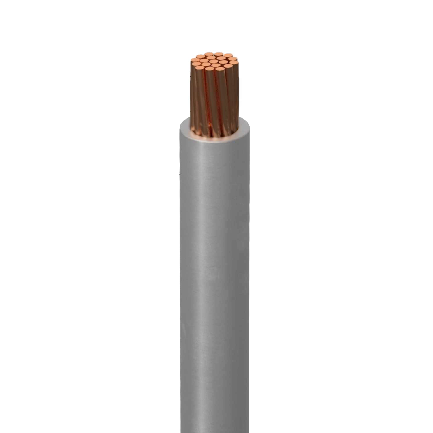 Imagen de CABLE THW-LS / THHW-LS 10 AWG PVC (VIAKON) "GRIS" CARRETE 1000M