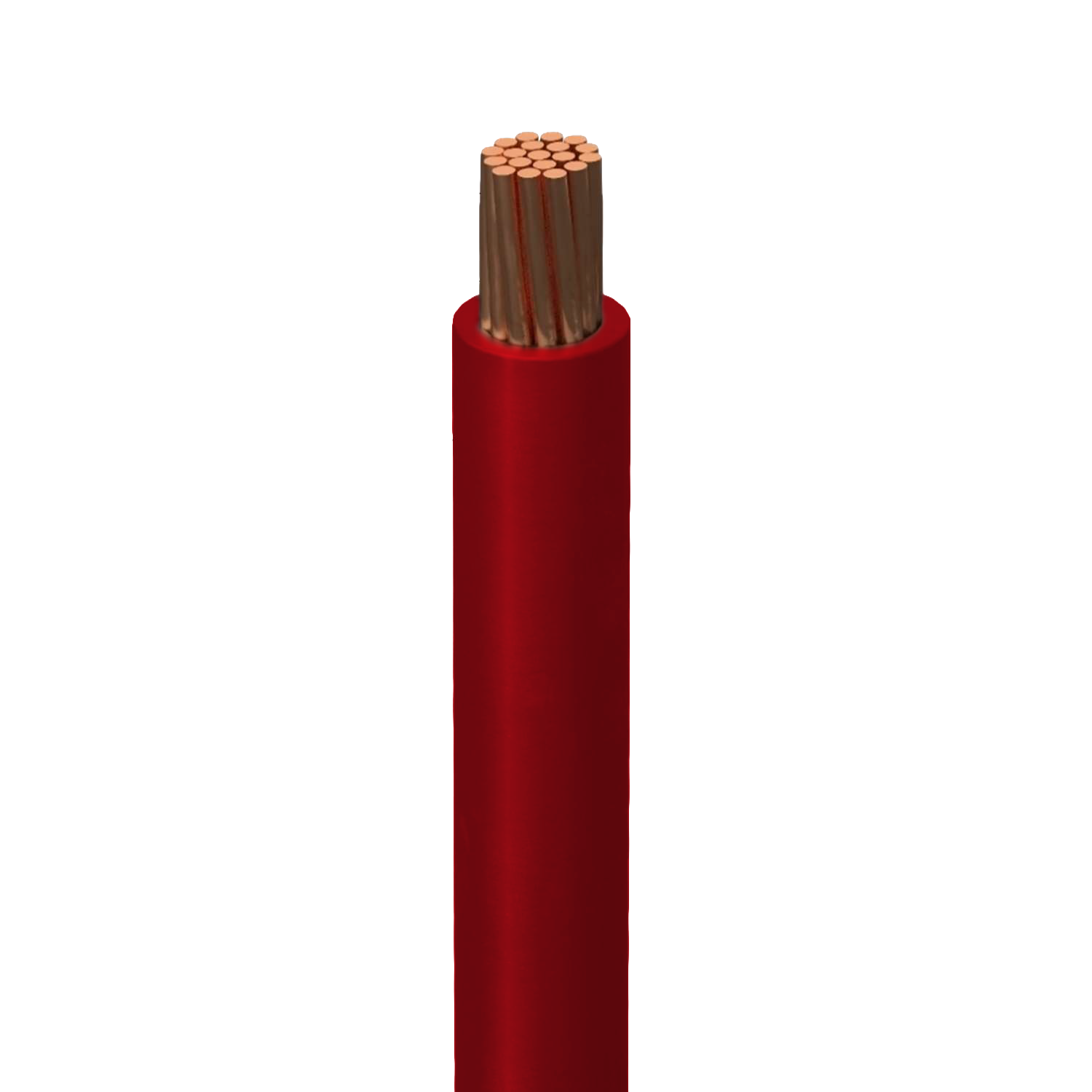 Imagen de CABLE THWN / THHN/MTW 10 AWG NYLON ROJO (VIAKON) CARRETE 1000M