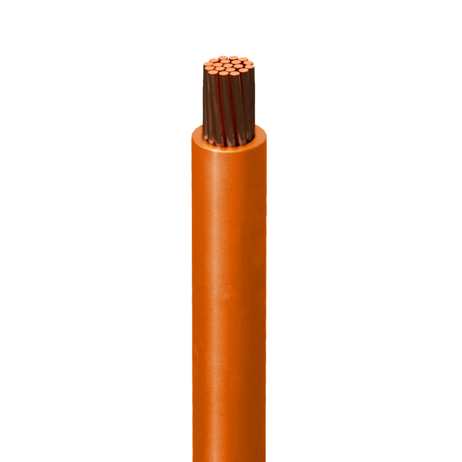 Imagen de CABLE THWN / THHN/MTW 12 AWG NYLON NARANJA (VIAKON) CARRETE 1000M